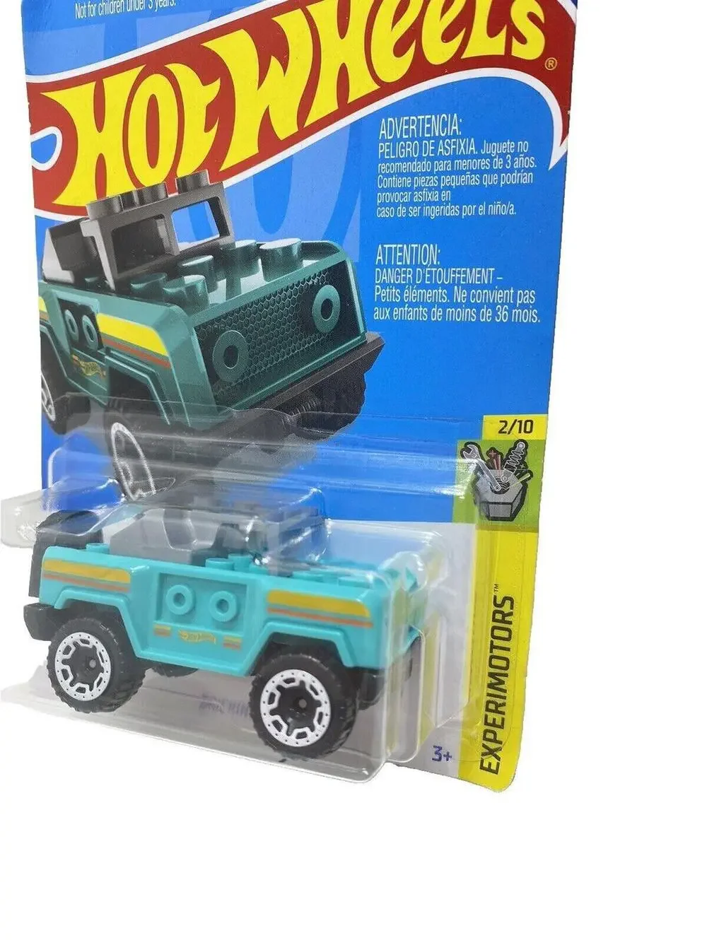Hot Wheels Bricking Trails Green Blue #27 27/250 2022 Experimotors 2/10